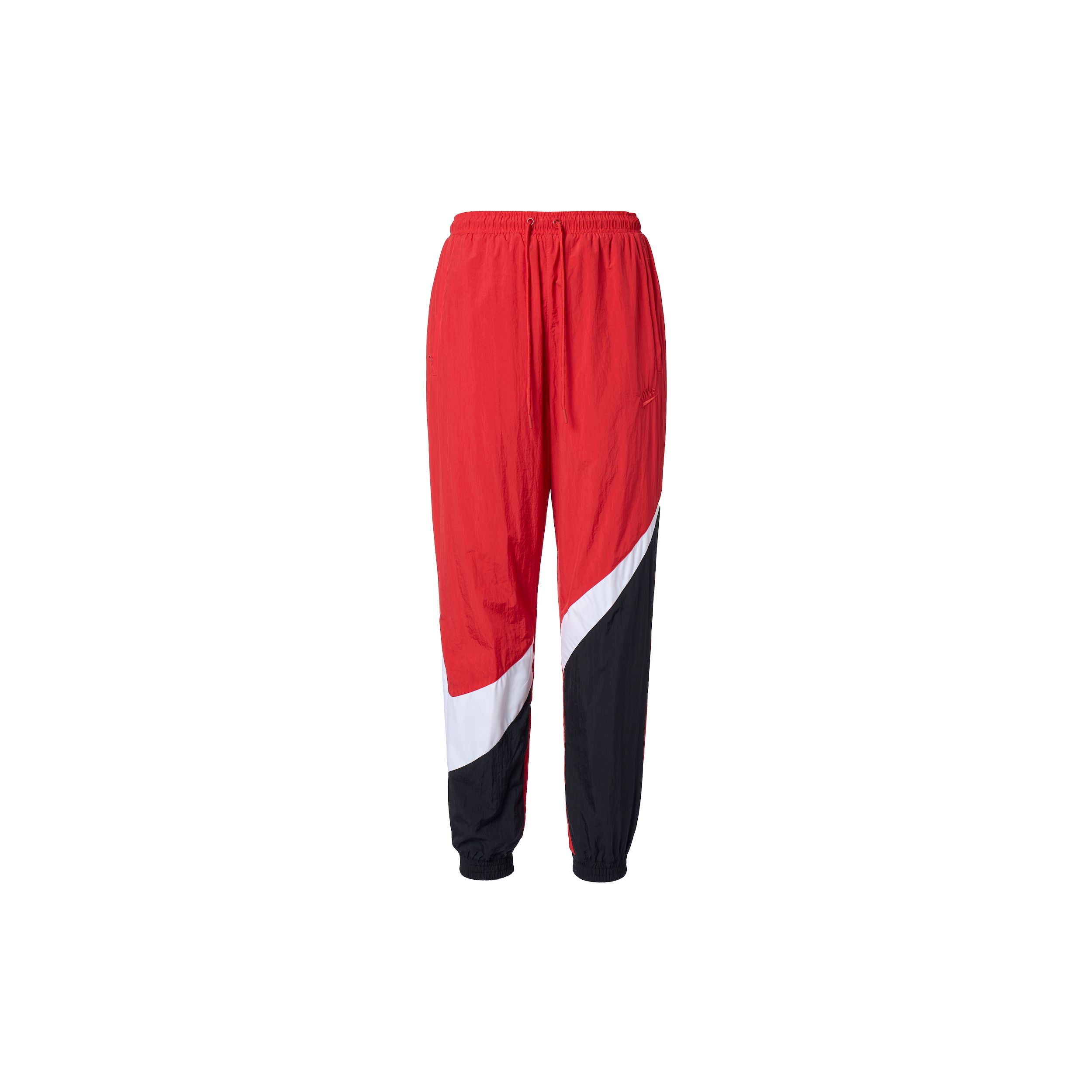 Nike Sportswear Big Swoosh Woven Track Pants Red Black White AR9895-657 L