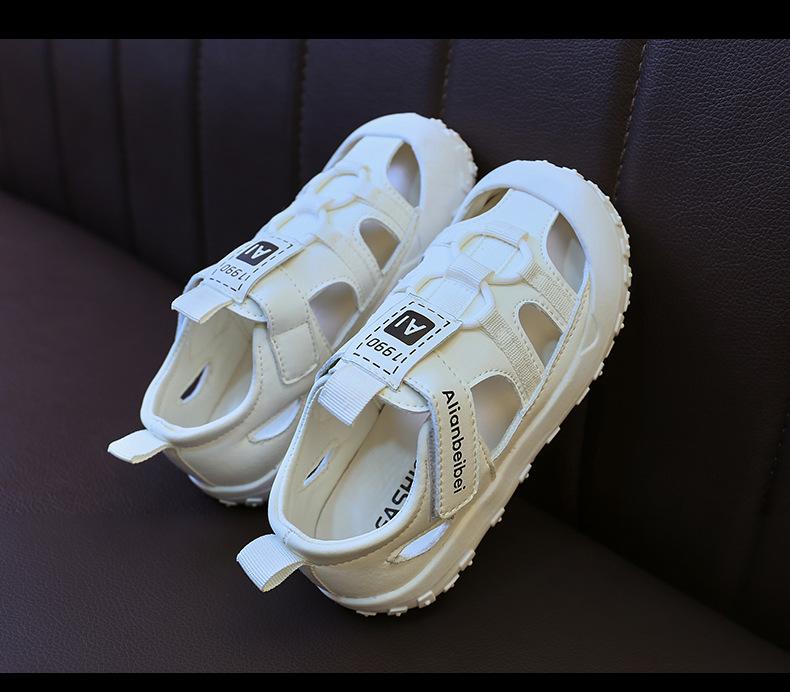 Boys Shoes Bag Head Sandals Summer New Children's Beach Shoes Girls Hollow Outdoor Children's Baby Shoes