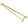Hairpin furniture leg, height 71 cm, 3 rods gold chrome