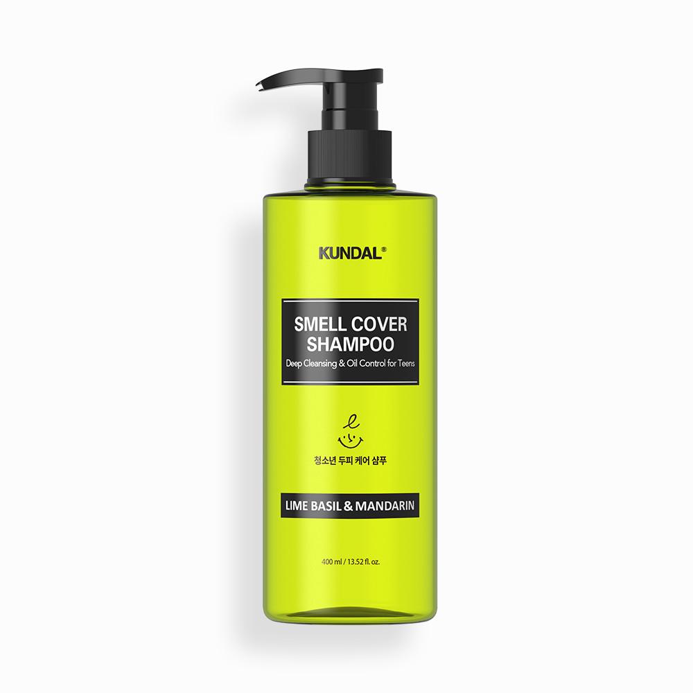 Kundal All Day Smell Cover Youth Shampoo 400ml + 1 refill pack 380ml, Korean cosmetics with good fragrance