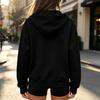 Women's Oversized Zip-Up Sweatshirt Jacket with for Fall Casual Wear