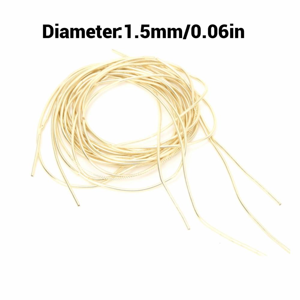 0,06 Zoll Durchmesser Stickgarn Glänzendes Finish Gold-/Silberdraht Vielseitiger Kupferdraht Zum Sticken