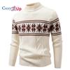 Man Designer Sweater Luxury Christmas Snowflake Pattern Pullovers Autumn 2025 Warm Clothes Mens Designer Sweaters Pull Homme 4XL