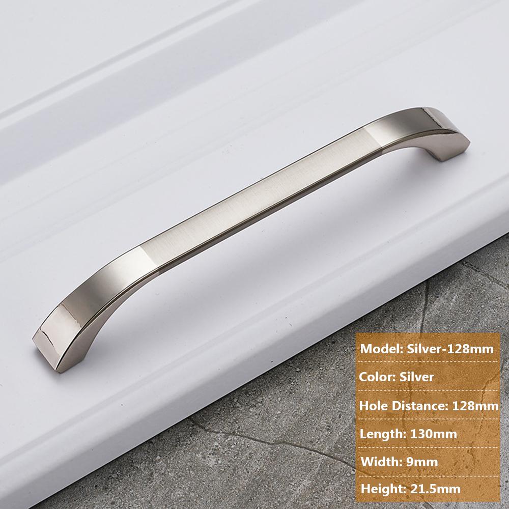 Luxus Modern Zinklegierung Schrank Möbel Hardware Kleiderschrank Türknauf Schubladengriffe Türgriff