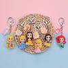 Cinderella Anime Keychain Pendant: Bright Cartoon Accessory for Bags & Pants