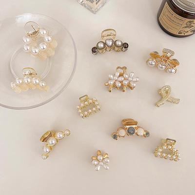 2025 High-End Women's Half-Up Hair Clip - Small Claw Hairpin Headwear