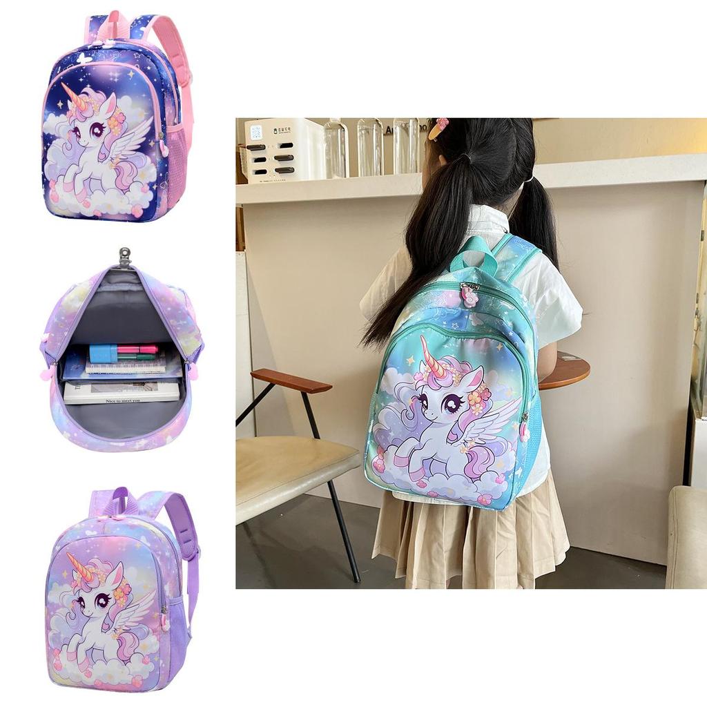 Cartoon Unicorn Childrens Backpack With Lightweight Durable Material For Kindergarten And Preschool