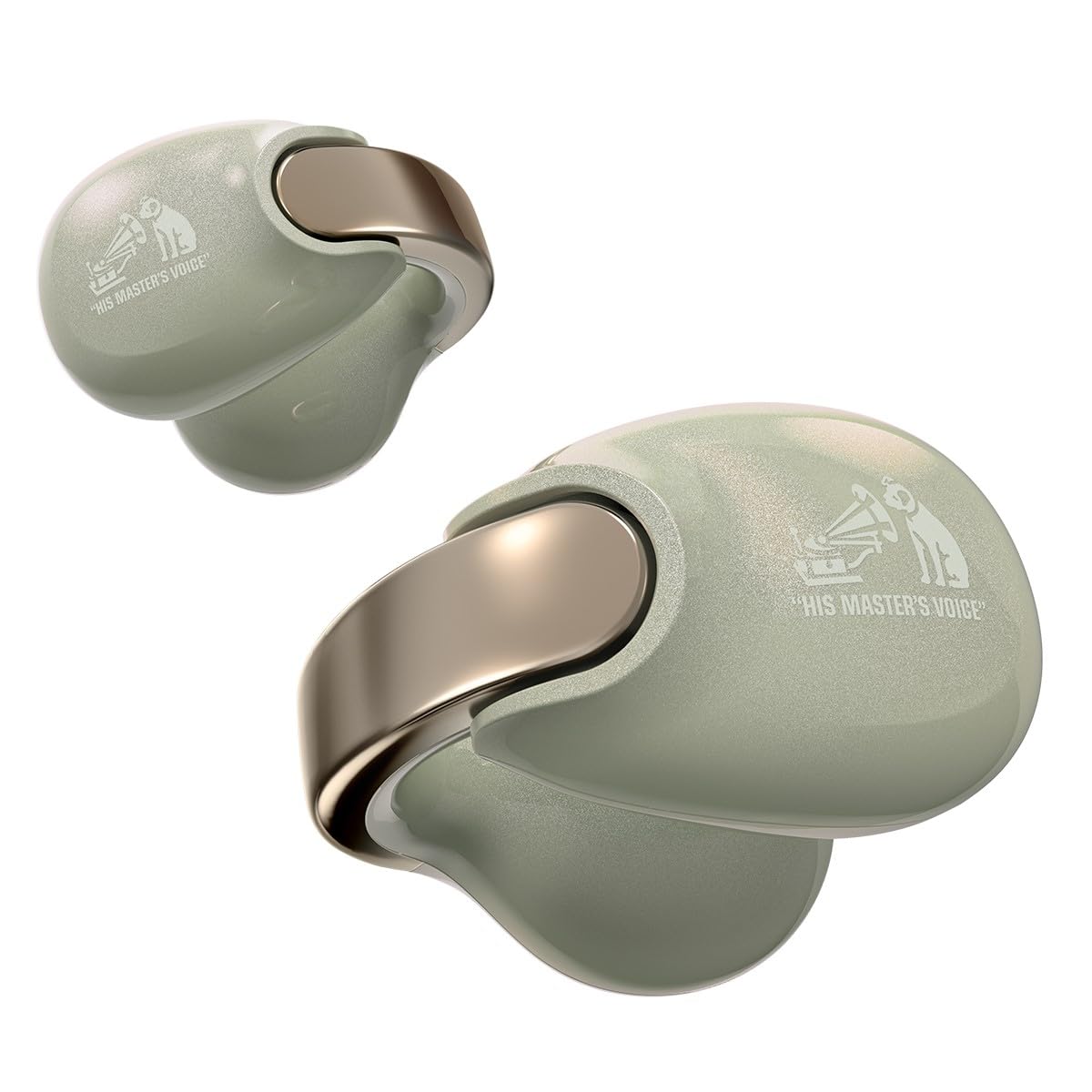 

JVC Kenwood Victor Wireless Bluetooth Ear App with and Salty Olive HA-NP1T-GN Earbuds, Ver. 5.3, Open-Ear, Cuff, Compatible, Multi-Point, 24-Hour