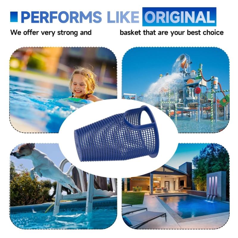 High Capacity Plastic Meshing Pool Filter Basket Skimmer Plastic for Efficient Debris Trapping & Long Service Performances