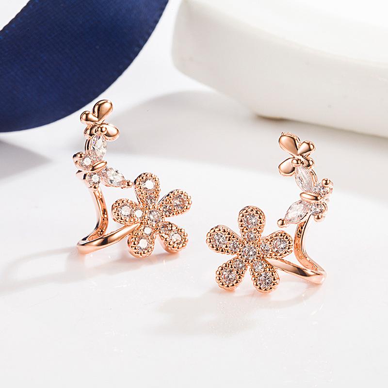 New 925 Sterling Silver Earrings Fashion AAA Zircon For Women Exquisite Student Girlfriend Jewelry Accessories Wedding PartyGood Product