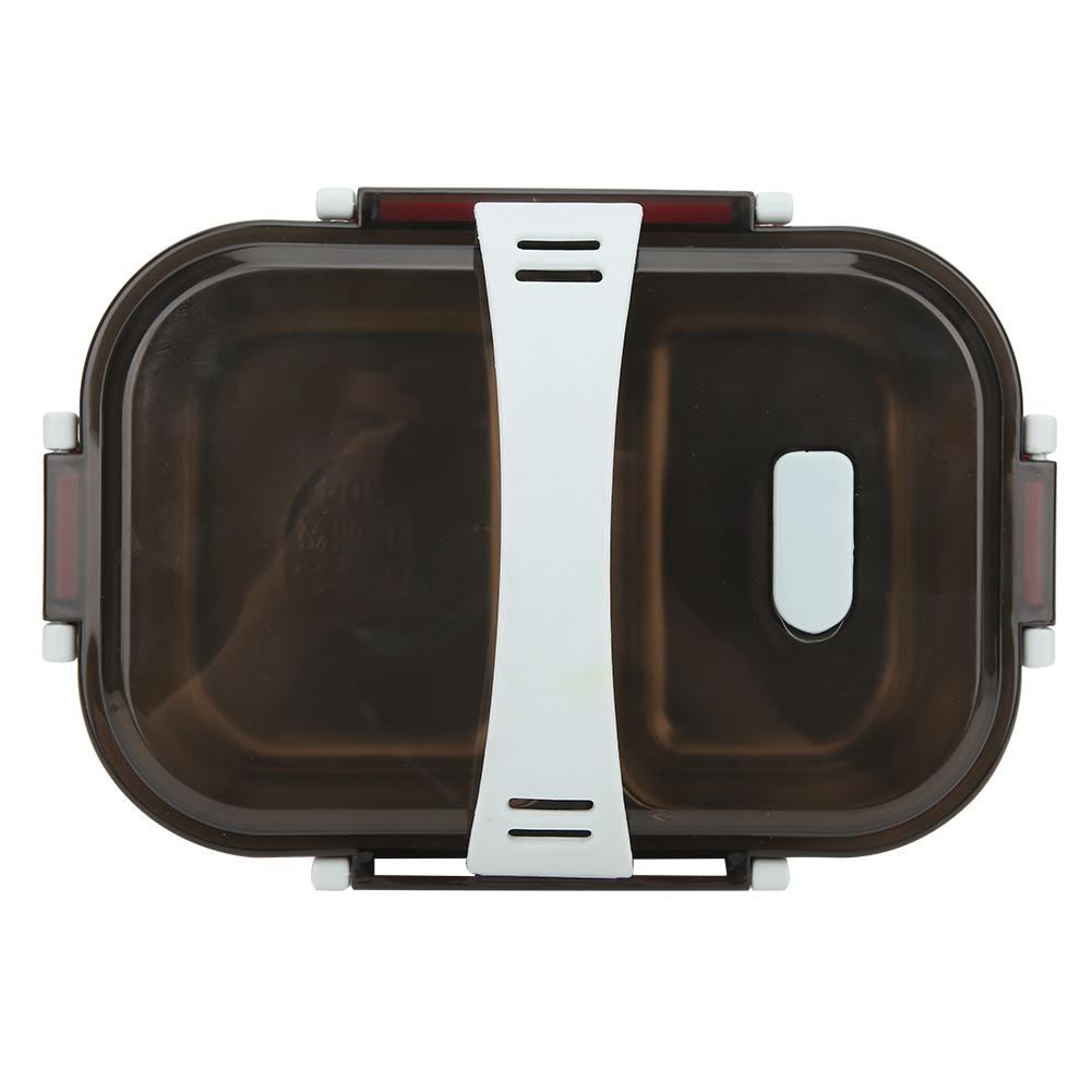 304 Stainless Steel Portable Lunch Box Food Container for Outdoor Camping Picnic 700mlRed