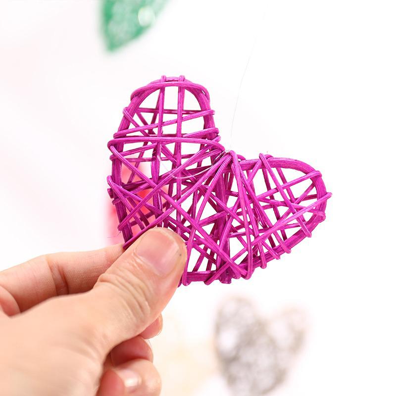 Sepak Takraw Artificial em Forma de Coração Presentes de Dia dos Namorados Ornamento Acessórios para Decoração de Casa Quarto Suprimentos para Decoração de Casamento