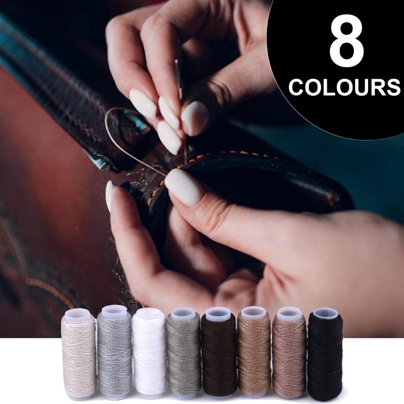 Basic Leather Sewing Tool Leather Working Tool with Sewing Needle, Waxed Thread, Stitching Awls, Leather Repair Set