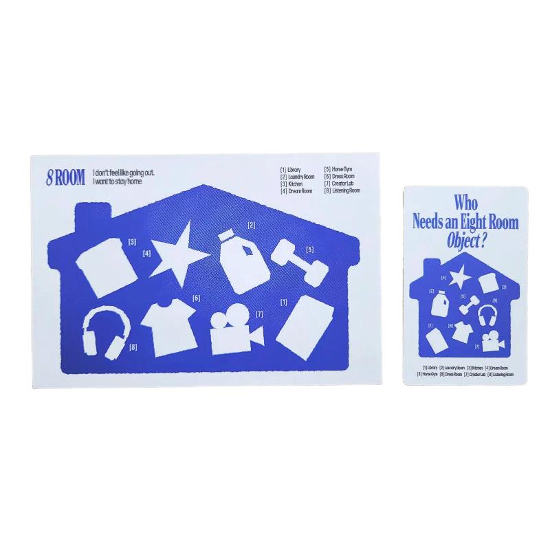 ATEEZ 8room pop-up Zestaw pocztówka fotograficzna+fotokarta