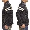 Bonding Single Riders Jacket Flying Skull Fully Embroidered on the Back Black Color Size XL [Banson] ABV-2201 ABV-307