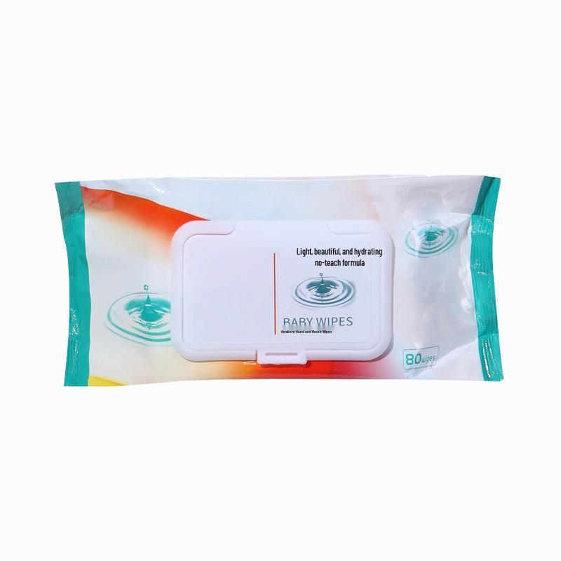 Pure Water Baby Hand & Mouth Wipes: Upgraded, Larger & Thicker Family Pack with Lid
