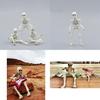 Skull Toy Pose Skeleton Human Body Flexible Model Doll For Home Decor And Gifts