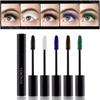 Mascara Curling Tykk forlengende øyenvippe Mascara Vanntett Ikke-flekker øyenvippe Fargerik Extension Natural Curl Mascara Makeup