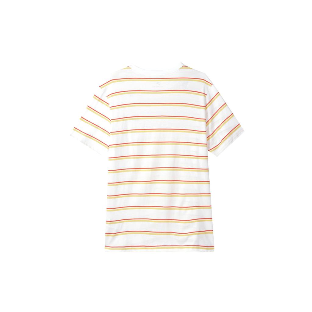 Nike Solid Color Logo Stripe Short Sleeve T-Shirt Men Tops White DZ2986-100