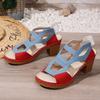 Fashion High Heels Platform Platform Block Heel Sandals Fish Mouth Fashion Sandals
