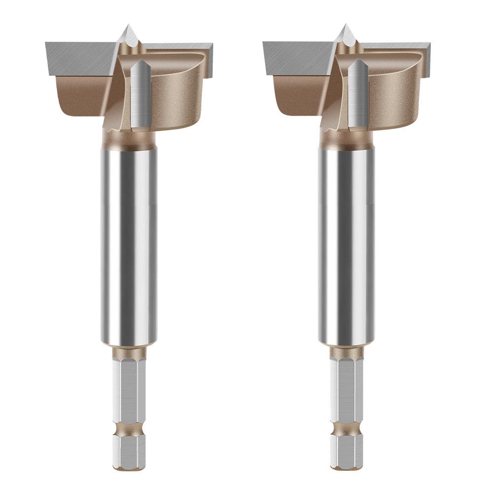 Hexagonal Handle Professional Woodworking Three-Tooth Alloy Hole Opener