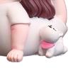 Yoga Girl Figurine Cartoon Lovely Cute Fashionable Decoration Yoga Pose Girl Ornament for Car Type