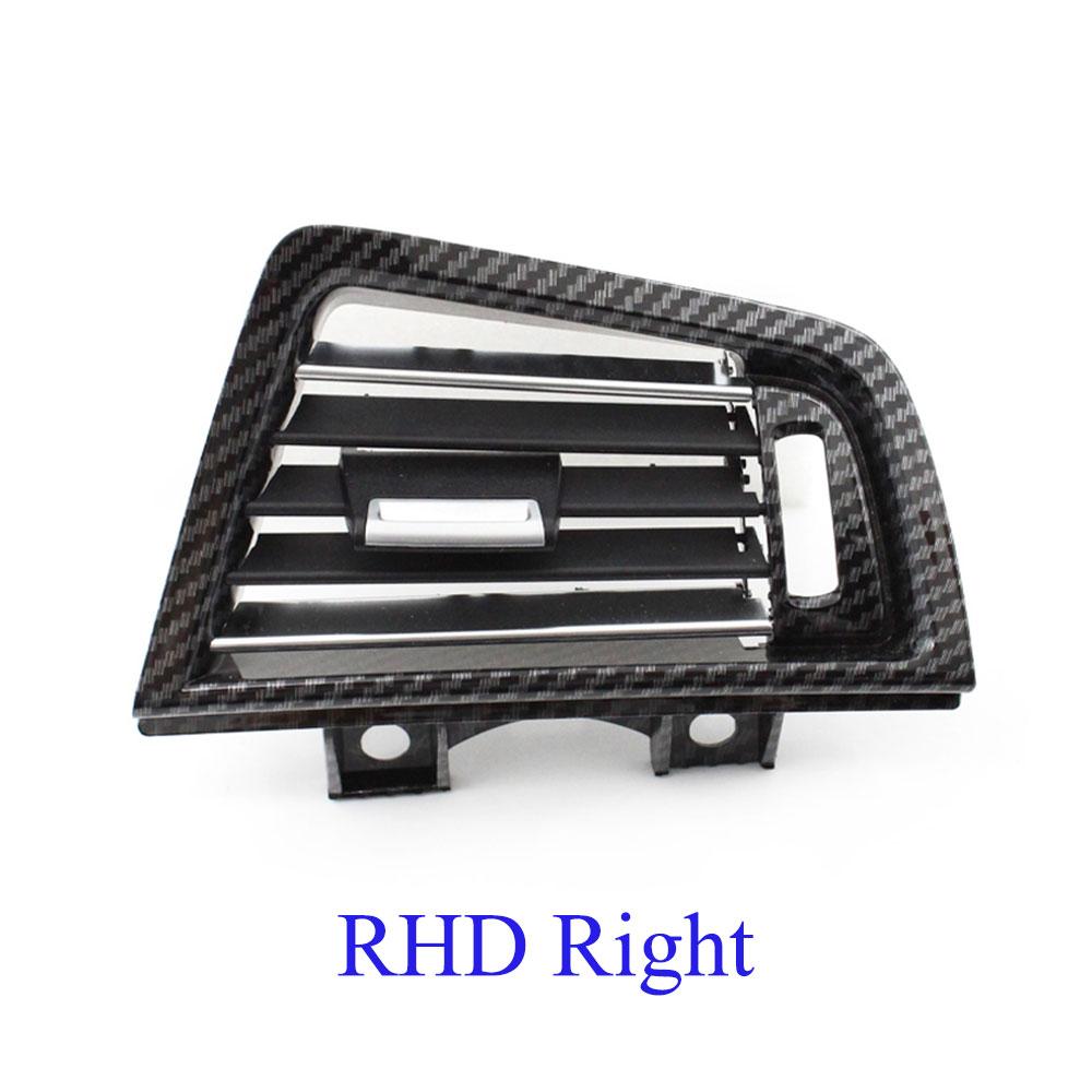 Carbon Fiber Front Rear Left Right Chromed AC Vent Grille Outlet Cover Panel For BMW 5 Series F10 F11 F18 520 525 528 530