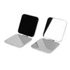 2pcs Stainless Steel Mirror Double Sided Portable Folding Unbreakable Makeup Mirror for Purse  