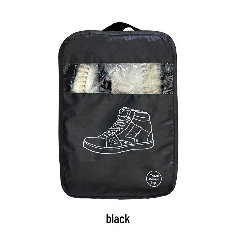 Large Sporty Travel Shoe Organizer Bag with Handheld and Small Shoe Storage Options