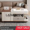 RWJ Solid Wood Small Coffee Table Storage Lifting Household Cart Side Table