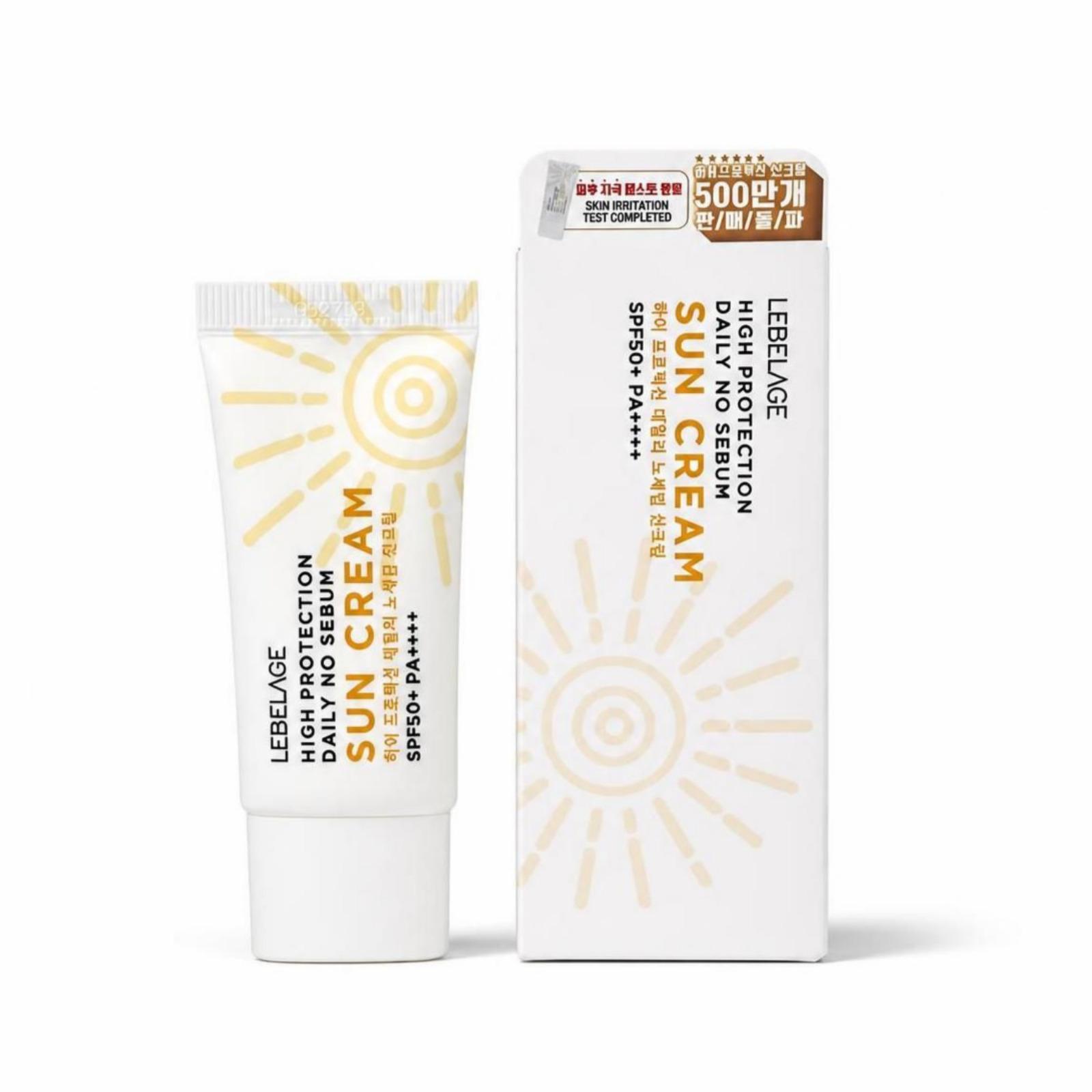 LEBELAGE High Protection Daily No-Sebum Sun Cream 30ml SPF50+ PA++++ 1pc