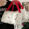 Kawaii Hellokitty Anime Cosmetic Bag Women'S Makeup Case Portable Toiletry Bag Large Capacity Handbags Travel Tote Gift For Girl