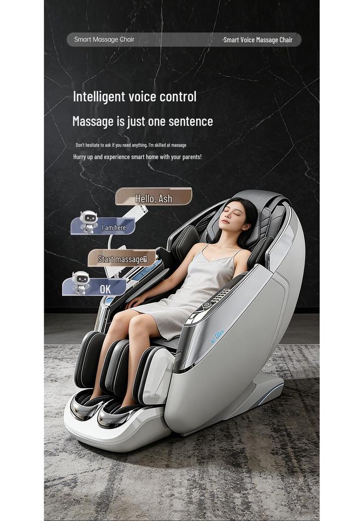 AI-Powered Zero Gravity Smart Massage Chair with Full Body Automatic Space Capsule Design