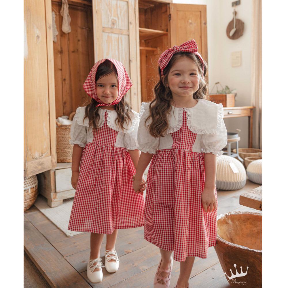 Mini Recipe Aloha Dress –25 Spring Girls' Party Dress - Children's Outfit Look - Kids' Dress Made in Korea