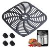 Square Air Fryers Plate Liners 7QT Metal Air Fryers Pad Metal Air Fryers Accessories Suitable for Baking and Cooking