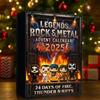 Rockový a Metalový adventní kalendář Vánoční dárky 2D plochý akryl Ikona hudební postavy Je vhodný pro dárky fanoušků rocku a metalu