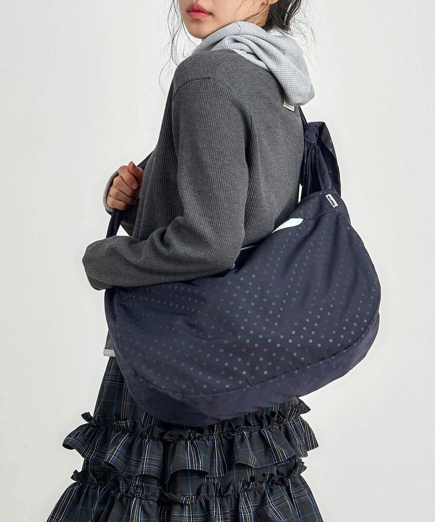 Kijiko Ke904-Dot Hobo Bag Navy