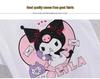 Girls' 2024 Summer JK Style Skirt Set: Korean Cartoon Top with Pleated Skirt Two-Piece Trendy Outfit