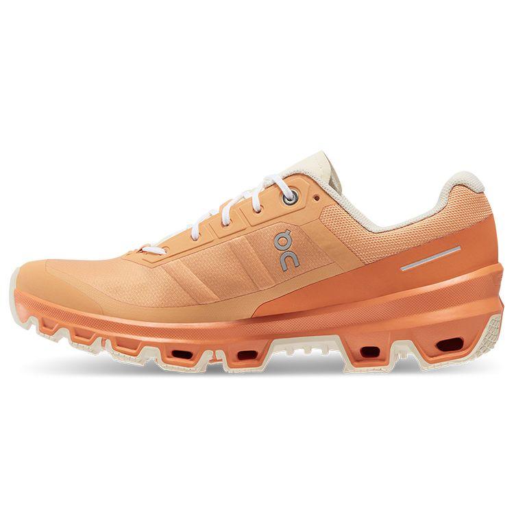 On Cloudventure Lightweight Fabric Low-Top Trail Running Shoes Women sneaker Orange Copper 32.98582