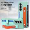 Samsung Z Fold7 Cross-Border Wristband Card Holder Case - Skin-Feel PC Shell with Integrated Film for Z Fold6
