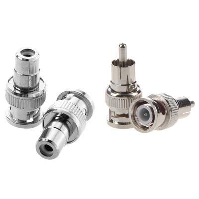 5 Pcs BNC Male Plug to RCA Female RF Coaxial Connector for CCTV Video 5 Pcs BNC Male Plug to RCA Female RF Coaxial Connector for CCTV Video