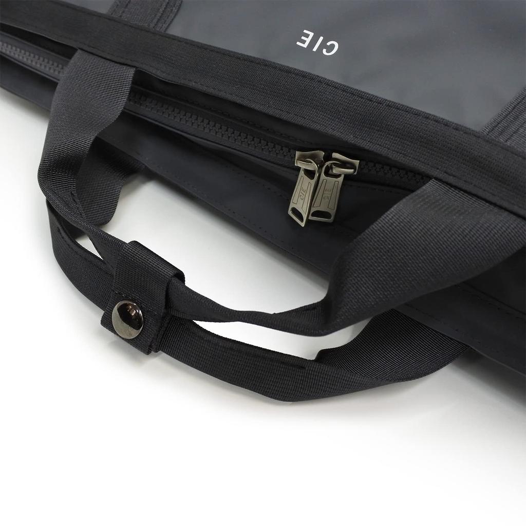 CIE GRID-3 TOTEBAG-L L.GRAY Lightweight, Waterproof, Made in Japan, 2-Way Tote Bag with Shoulder Strap, Cordura, for Men and Women