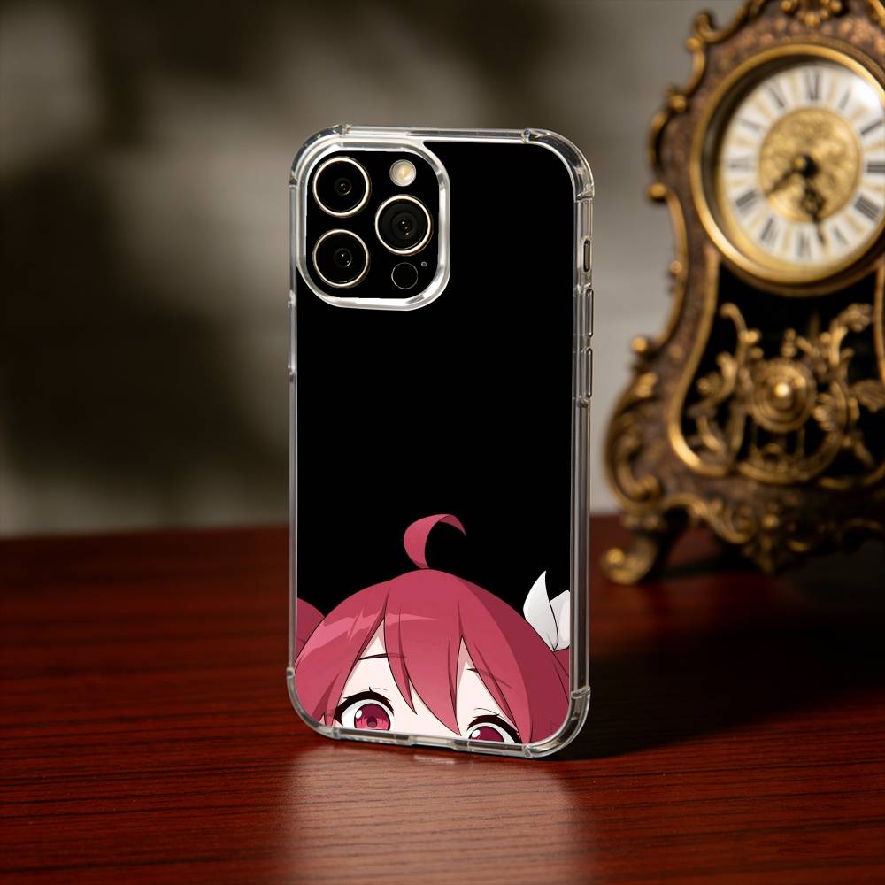 1PC K-Kasane T-Teto Phone Case For iPhone 17 16 15 14 13 12 11 Mini Pro Max Plus Transparent Cover