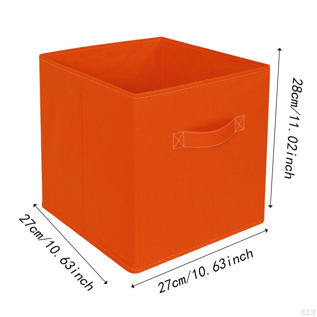 Storage Cube Art Craft Supplies Books Organizer Laundry Hamper Foldable Basket for Study Desk