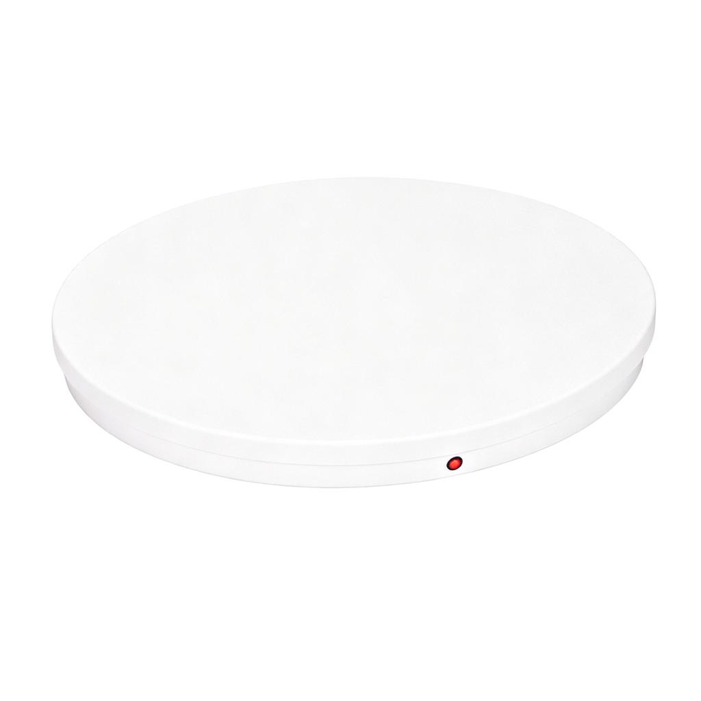 Electric Rotating Display Stand 24 Inch Turntable with Remote Control Adjustable Angle 360 Degree Auto Rotating