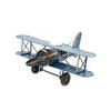 Flugzeugmodell-Dekoration, Vintage-Doppeldecker, Handgefertigte Heimdekorationen, Schreibtischdekoration, Schreibtischdekoration, Flugzeug