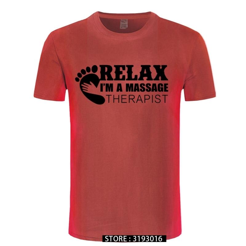 I Am A Massage Therapist Men T Shirt Summer New Fashion Short Sleeve ONeck Cotton Tshirt Funny Mens Tops S