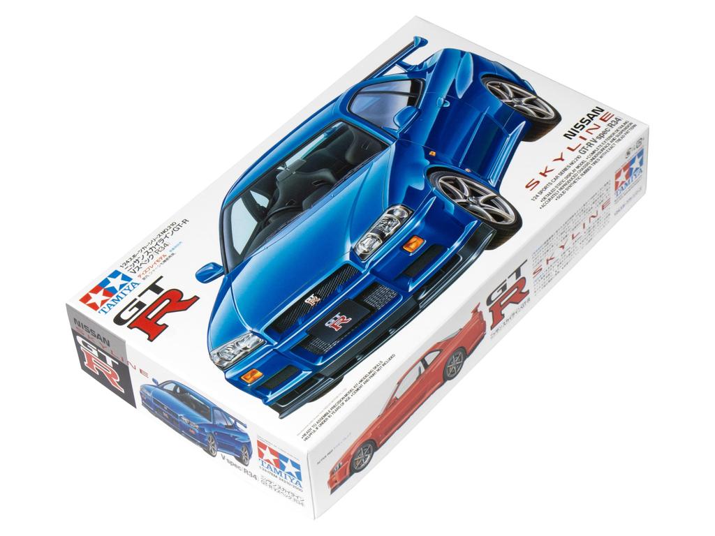 Tamiya Sports Car Series Nissan Skyline V Spec R34 Plastic Model 24210 1/24 No.210 GT-R