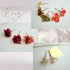 [Hair Accessory Specialty Shop Bria] Hair Accessory for Coming-of-Age Ceremony, Wedding, Graduation, Shichi-Go-San, and Hakama - Dried Flower Small