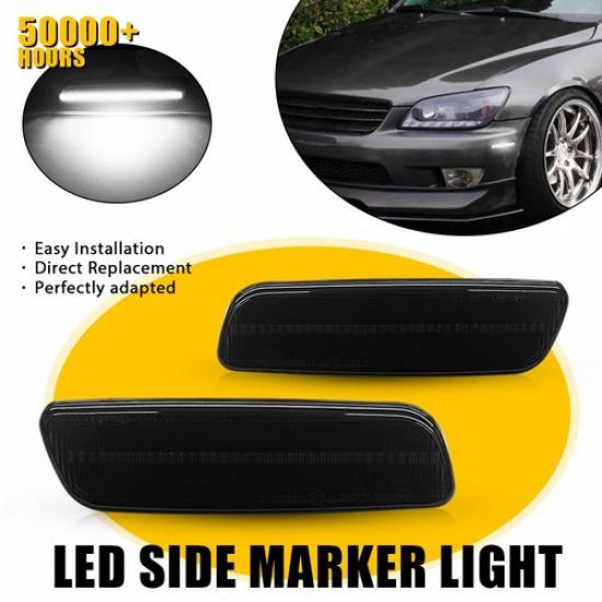 

2X LED Front Side Bumper Marker Signal Light For 98-05 GS300 Lexus GS400 IS300 V